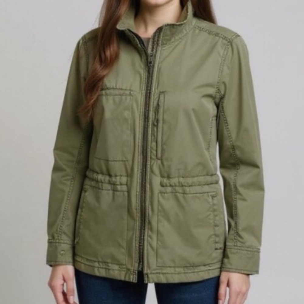MADEWELL Olive Green Cotton Utility Military Grunge Jacket - Size S
